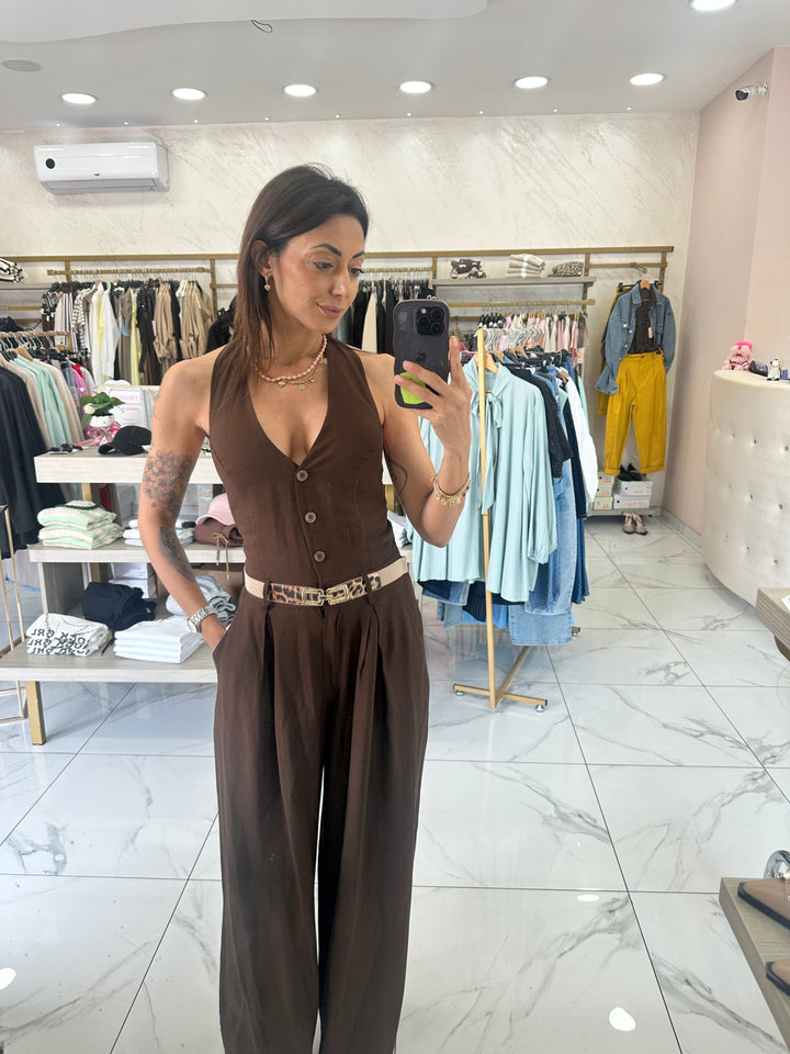 293 Jumpsuit con bottoni