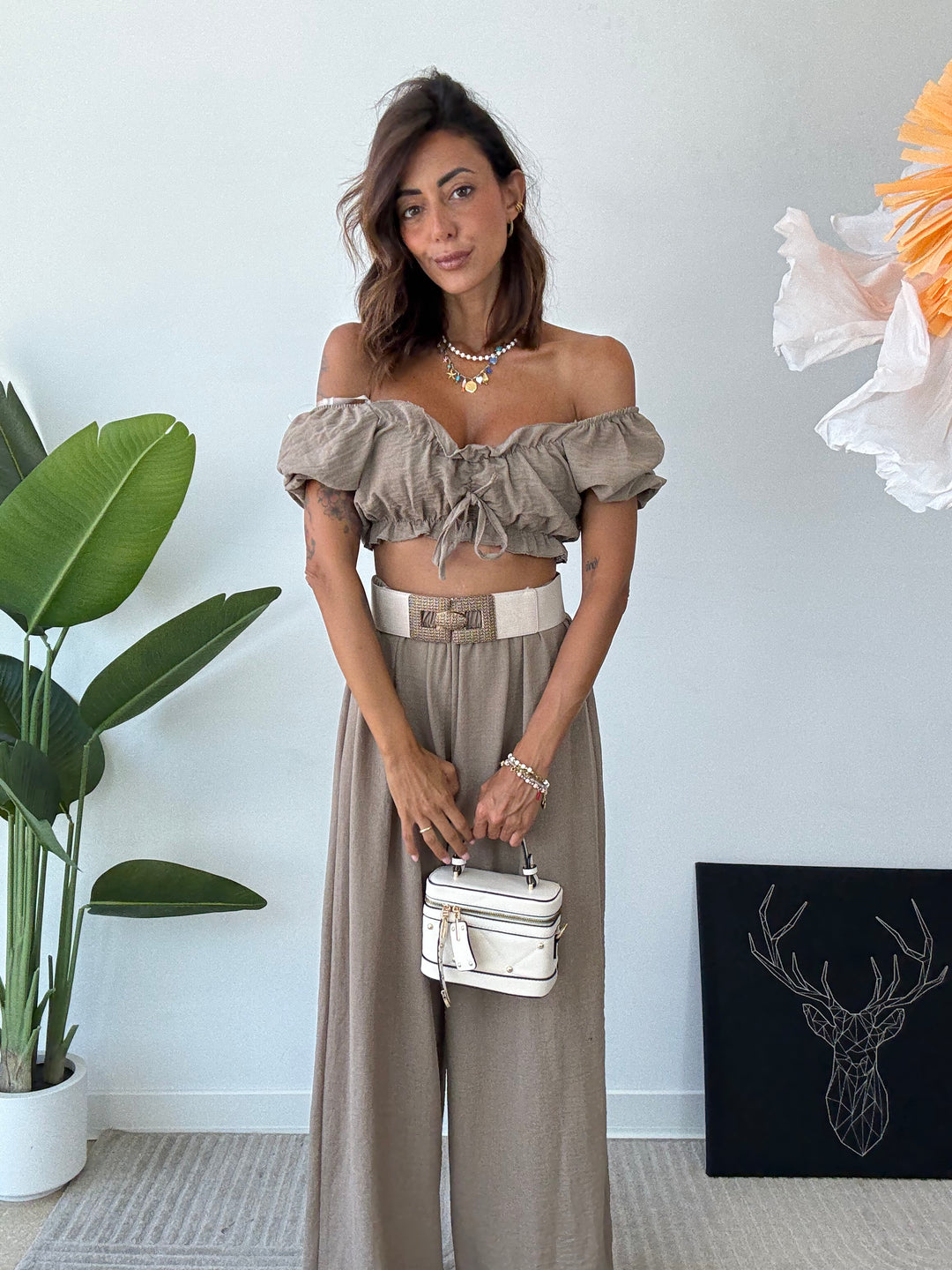 611 Coordinato top e pantalone