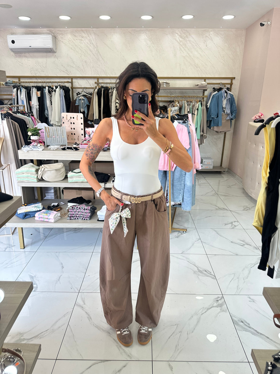 239 Pantalone Charms fiocco