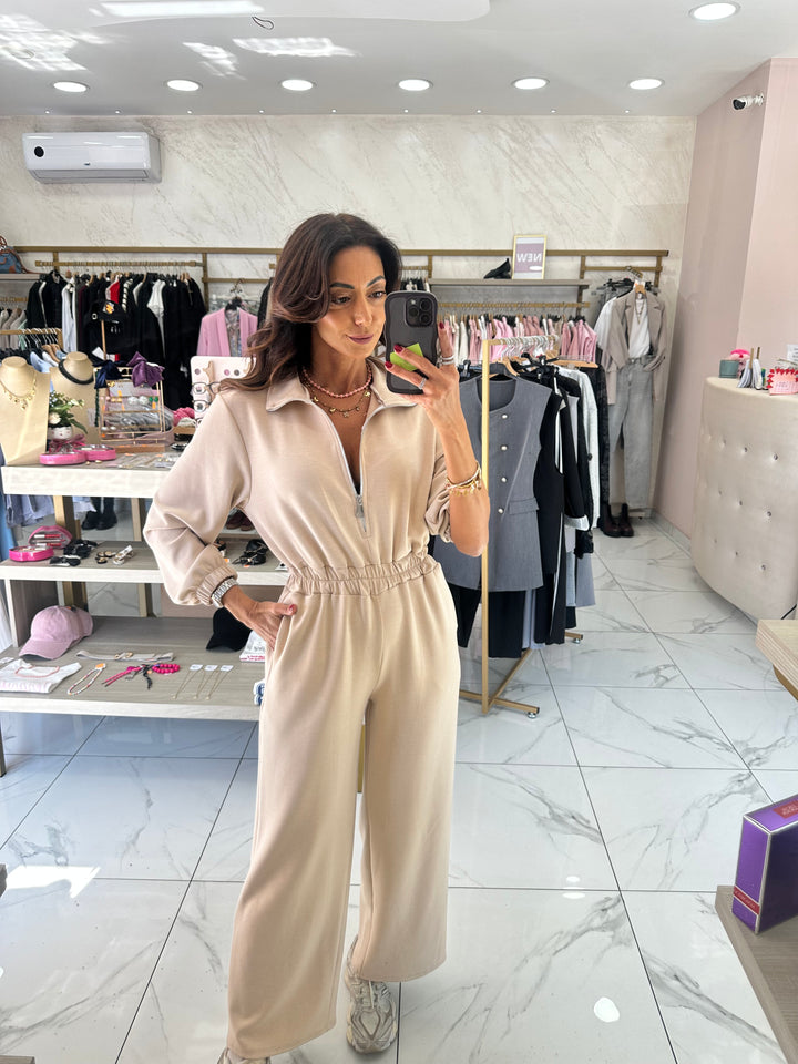 958 Jumpsuit sporty con zip