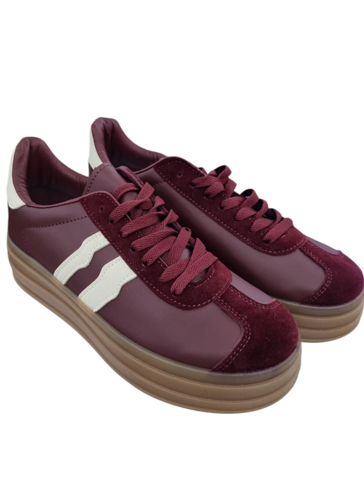 740 Sneakers samba Burgundy