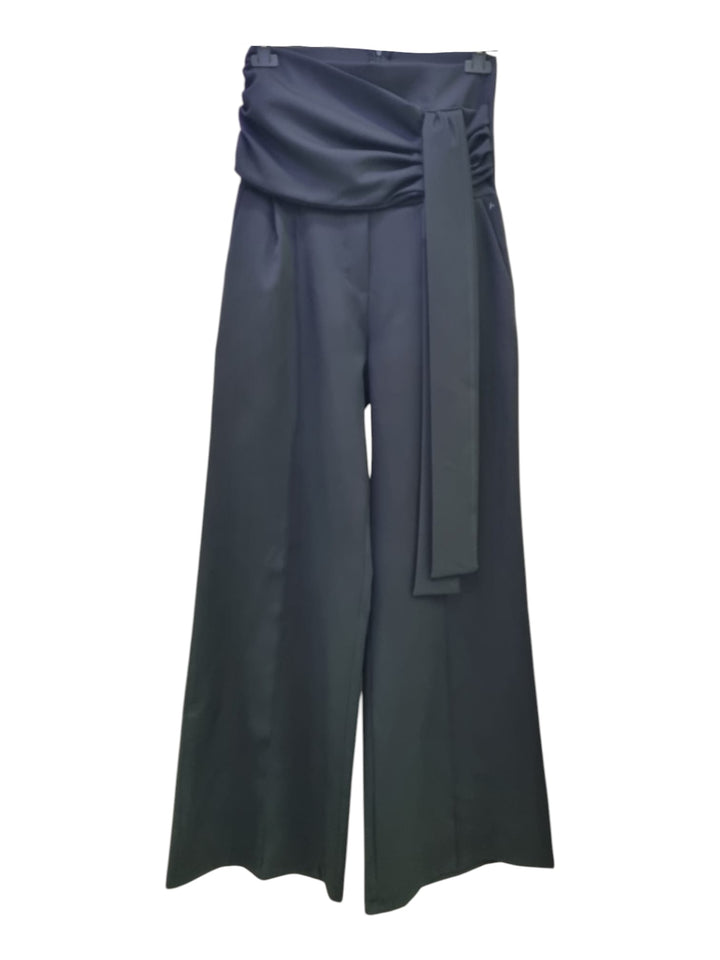 828 Pantalone fascia vita alta