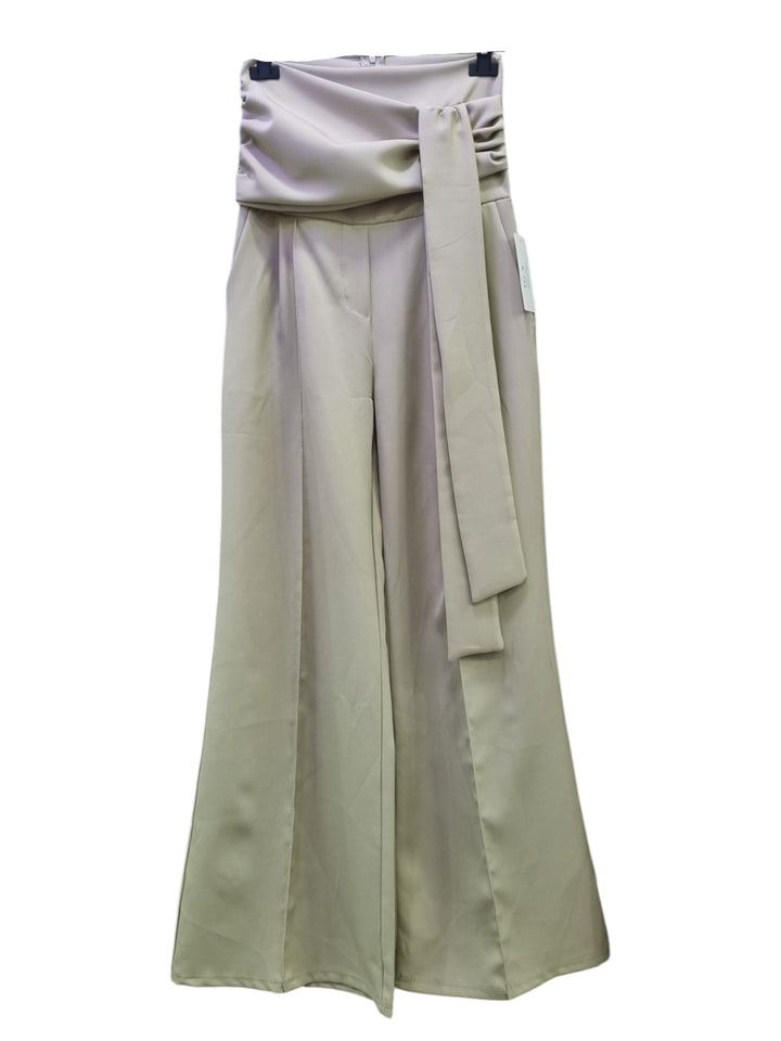 828 Pantalone fascia vita alta