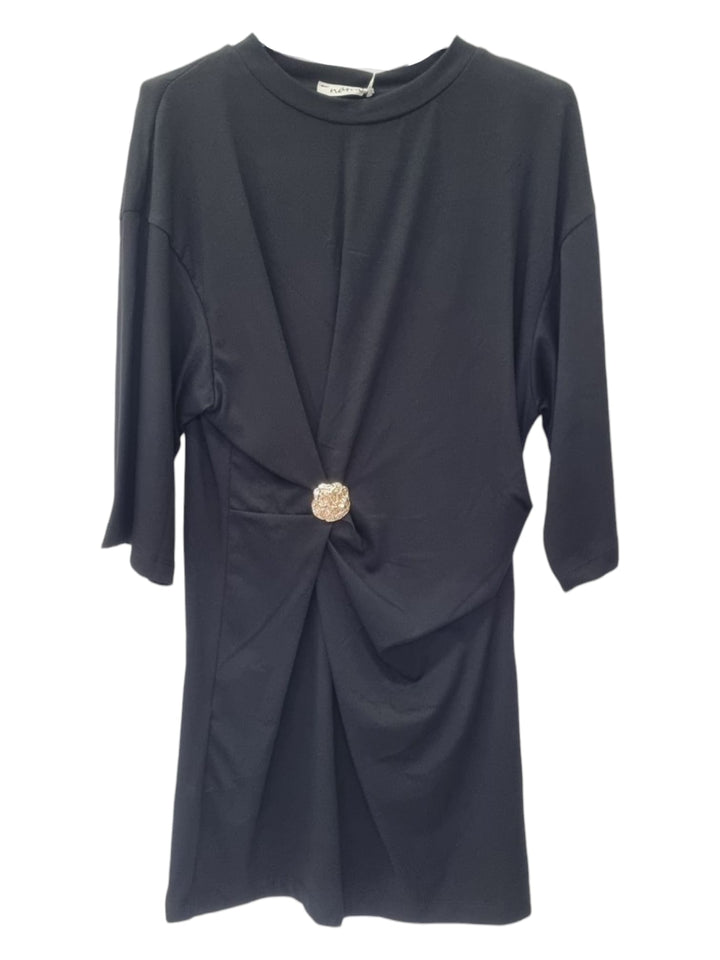 175 Dress spilla gioiello con spacco laterale