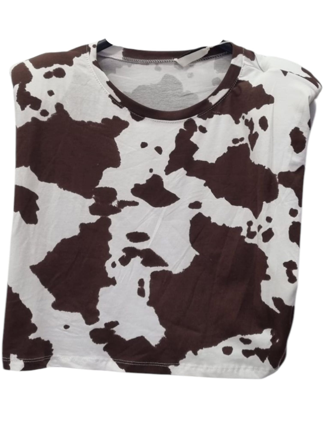 256 Tee crop con spalline Milk