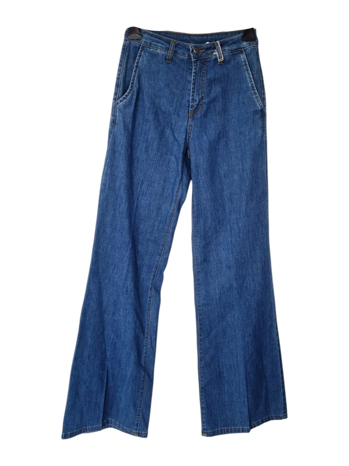 270 Jeans palazzo denim blu