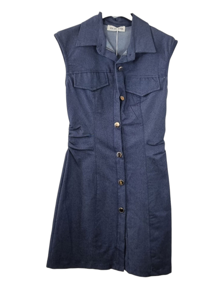 346 Dress con bottoncini