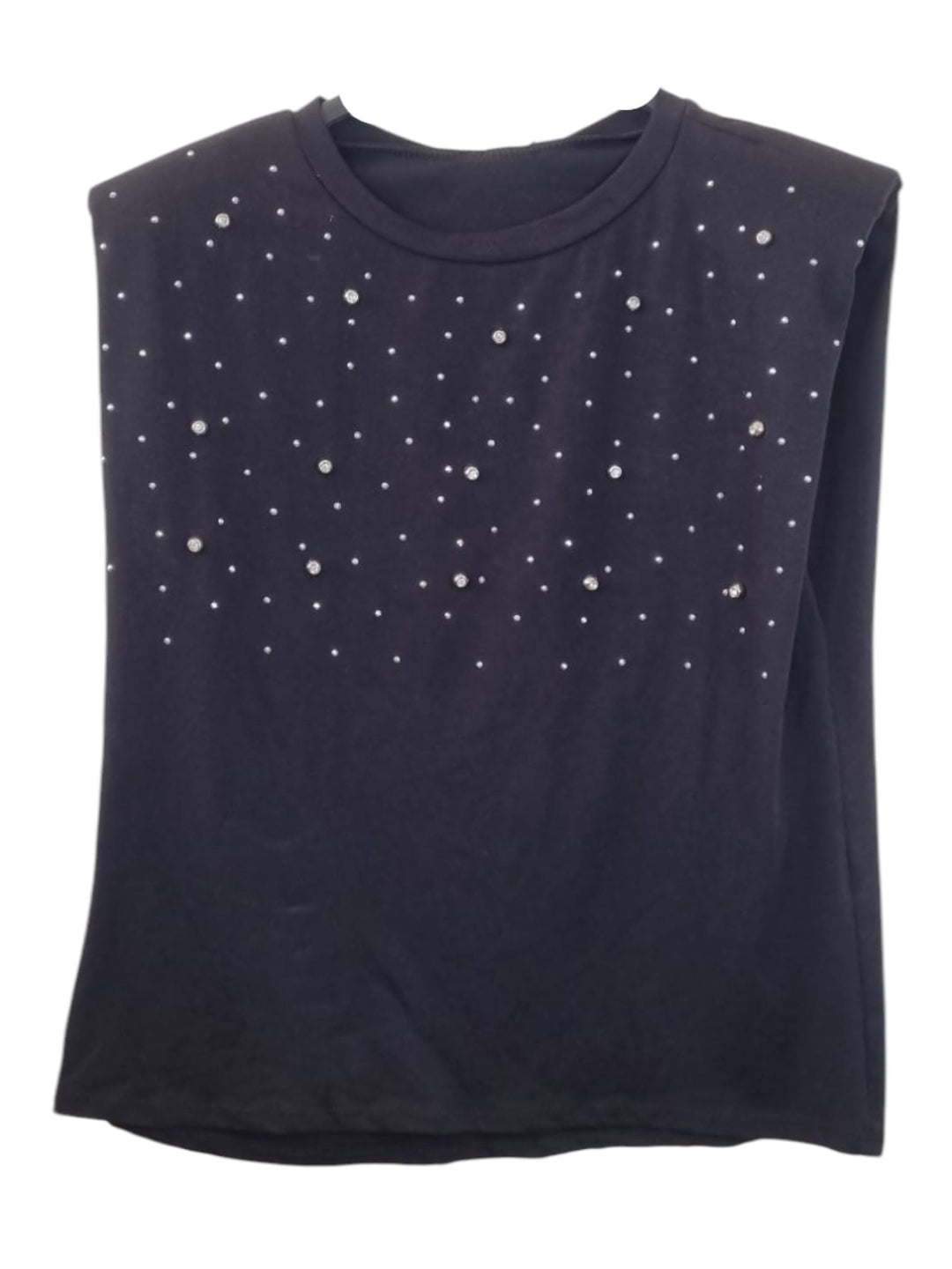 339 Muscle Tee smanicata spalline jewel