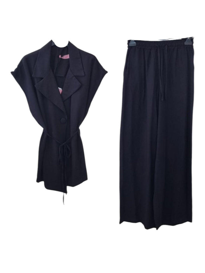 353 Coordinato gilet e pantalone