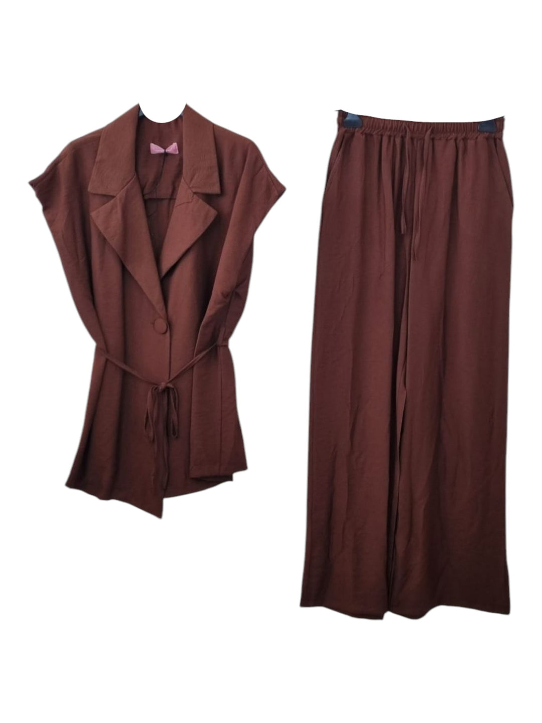 353 Coordinato gilet e pantalone