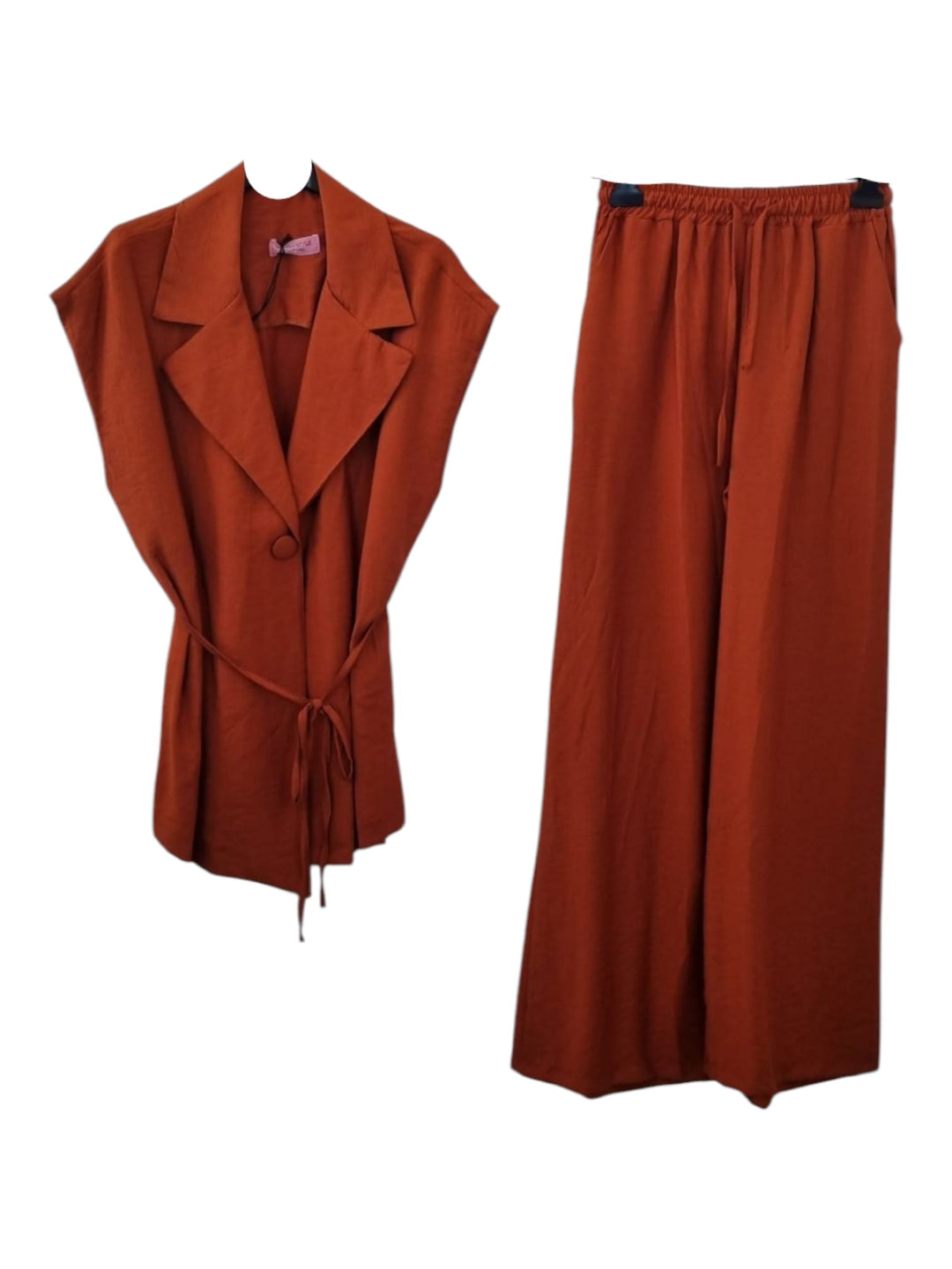 353 Coordinato gilet e pantalone