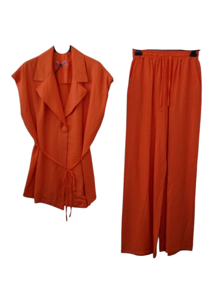 353 Coordinato gilet e pantalone