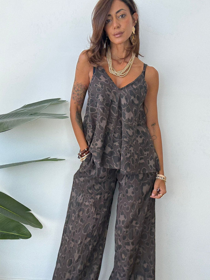 738 Coordinato canotta e pantalone Jumanji