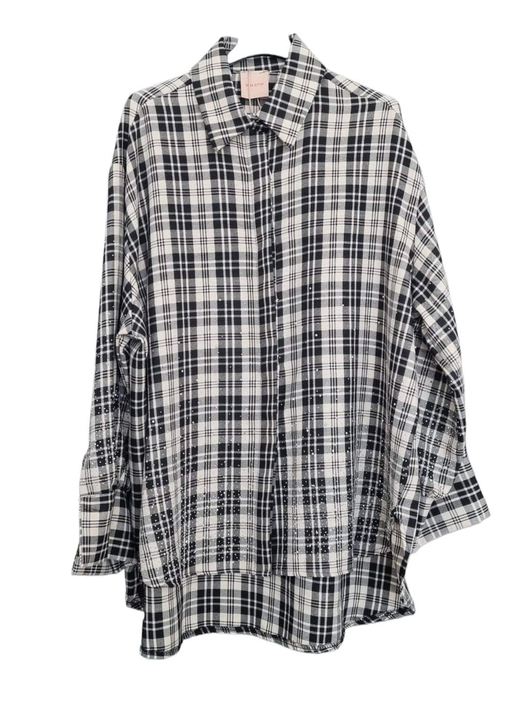 808 Camicia quadro glow