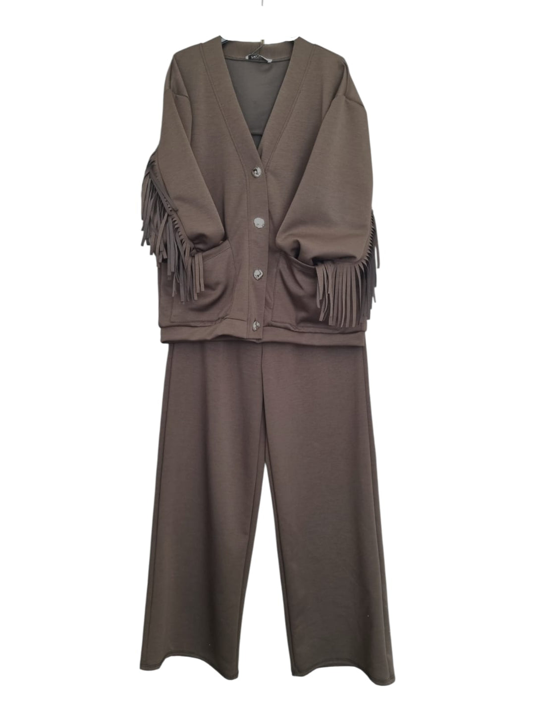 818 Coordinato sporty frange