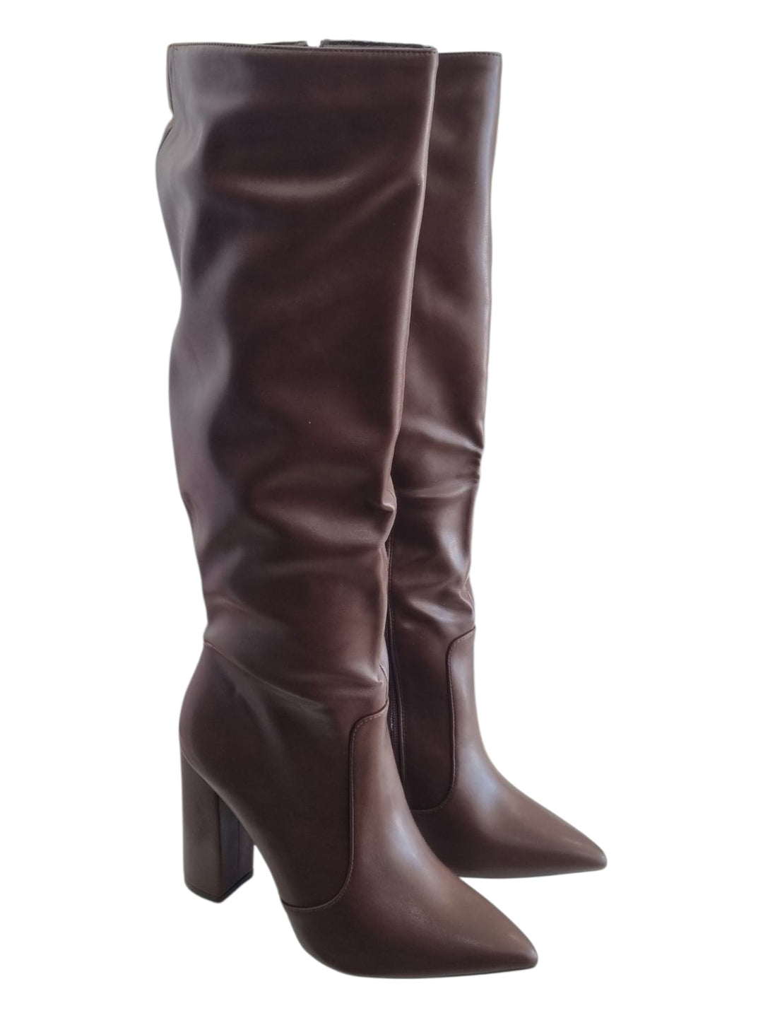 817 Stivale tacco eco brown
