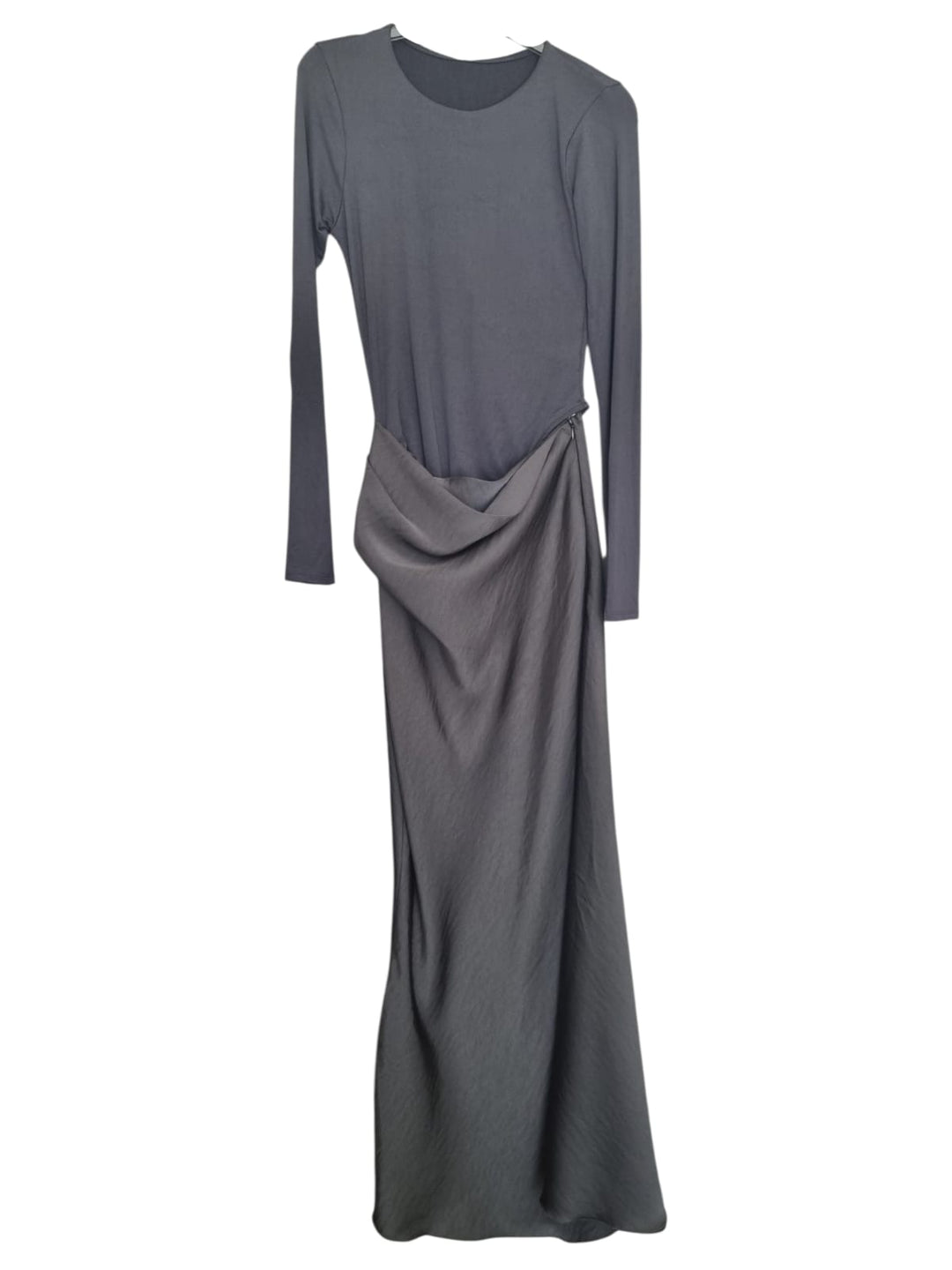 884 Dress gonna raso lungo