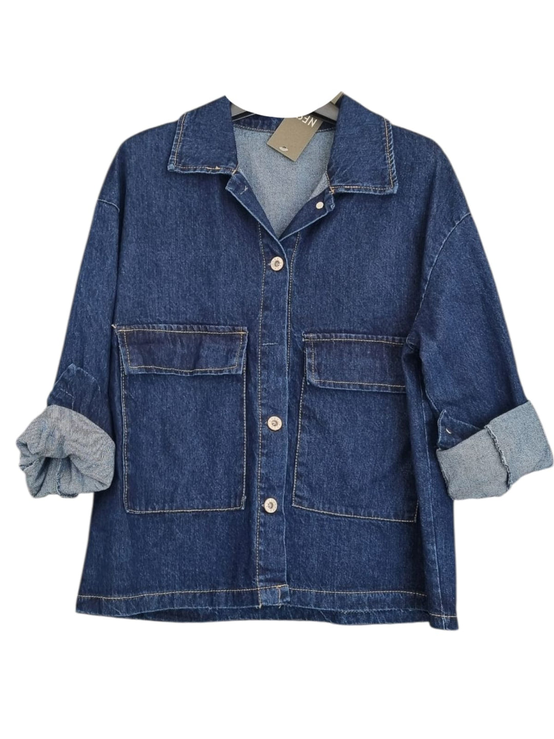 887 Camicia denim scuro Brad