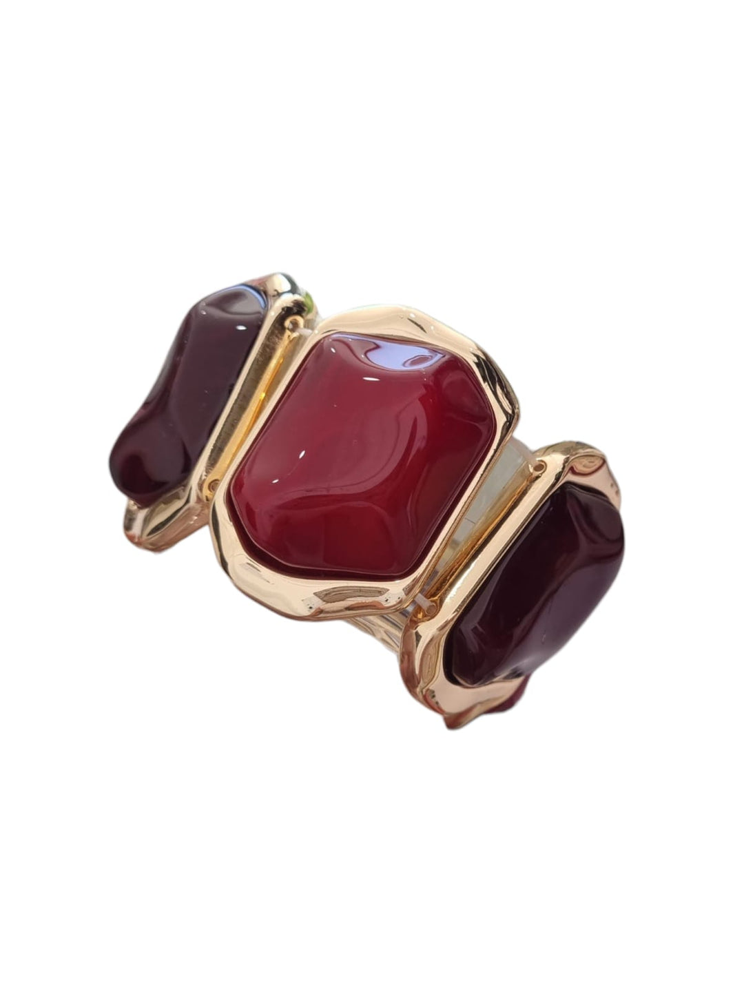 896 Bracciale pietre burgundy