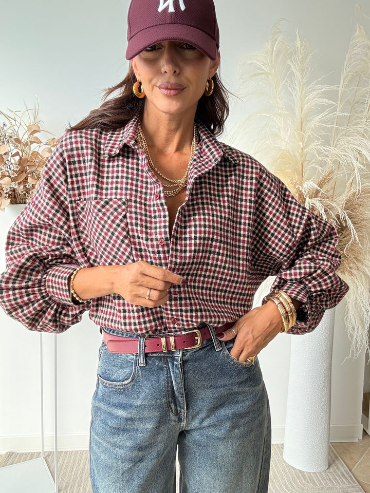 919 Camicia flannel quadretti