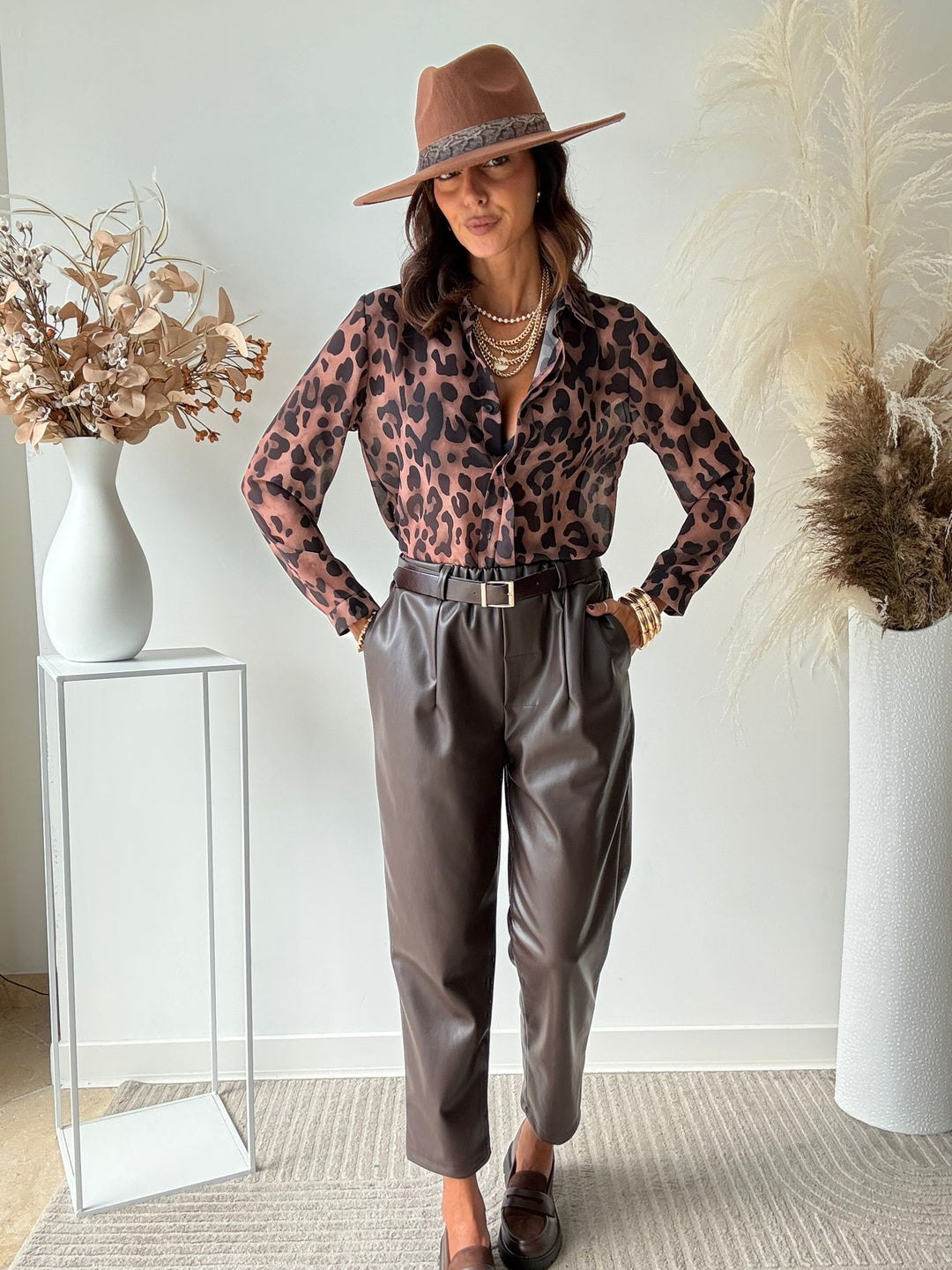 913 Pantalone eco con cinta