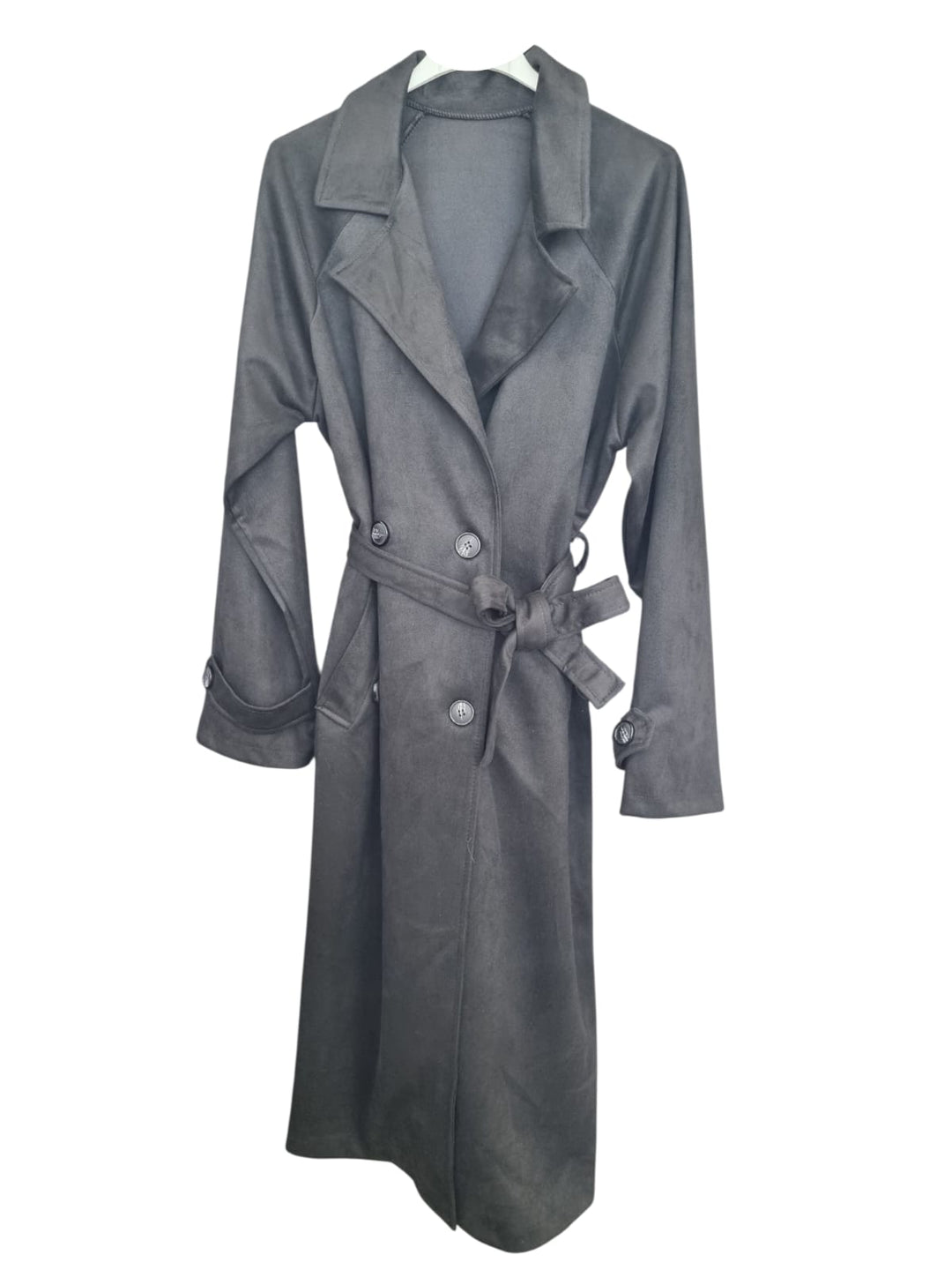 933 Trench suede lungo