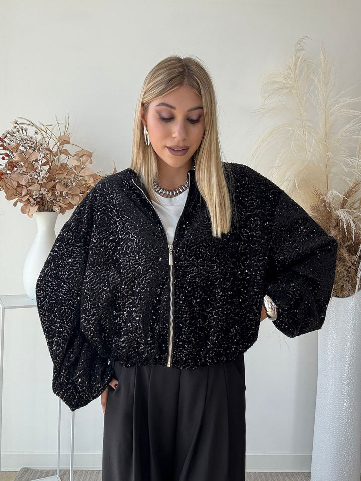 938 Bomber paillettes
