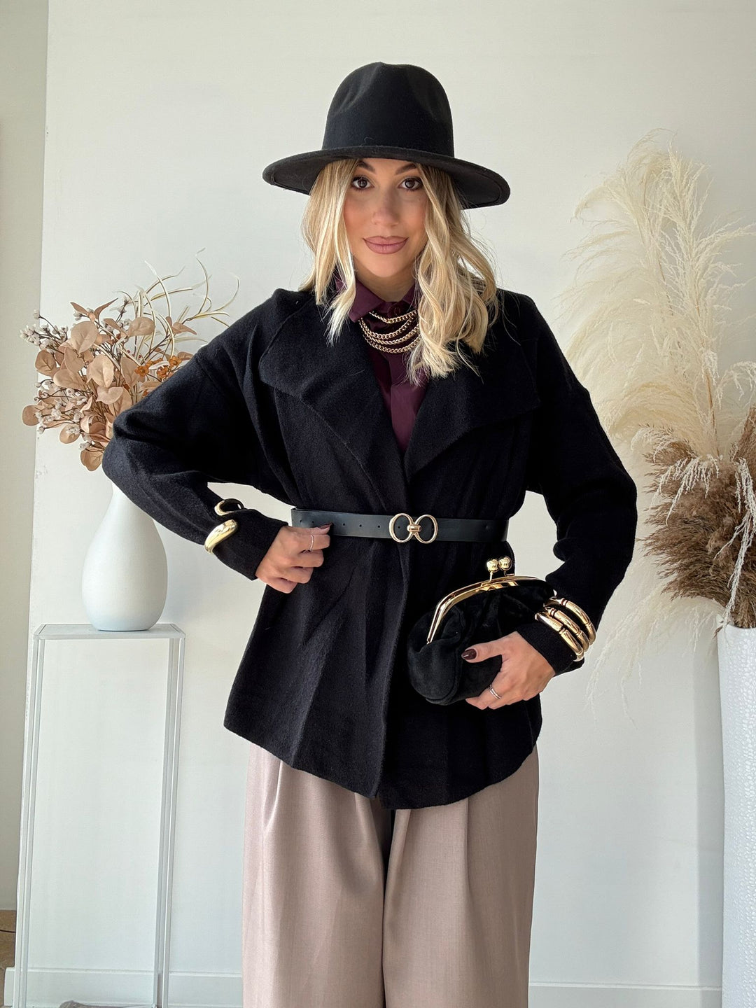 965 Cardigan con cinta