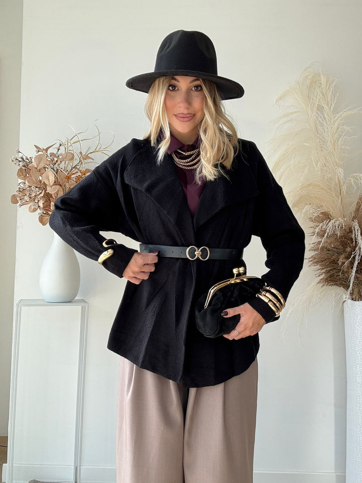 965 Cardigan con cinta