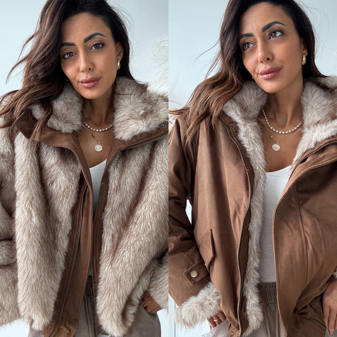 134 Eco fur double face top quality