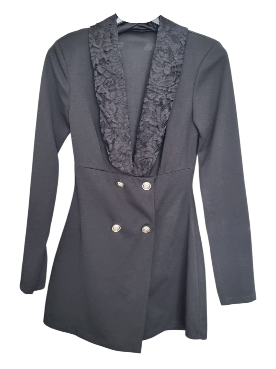 148 Jumpsuit collo pizzo Shining