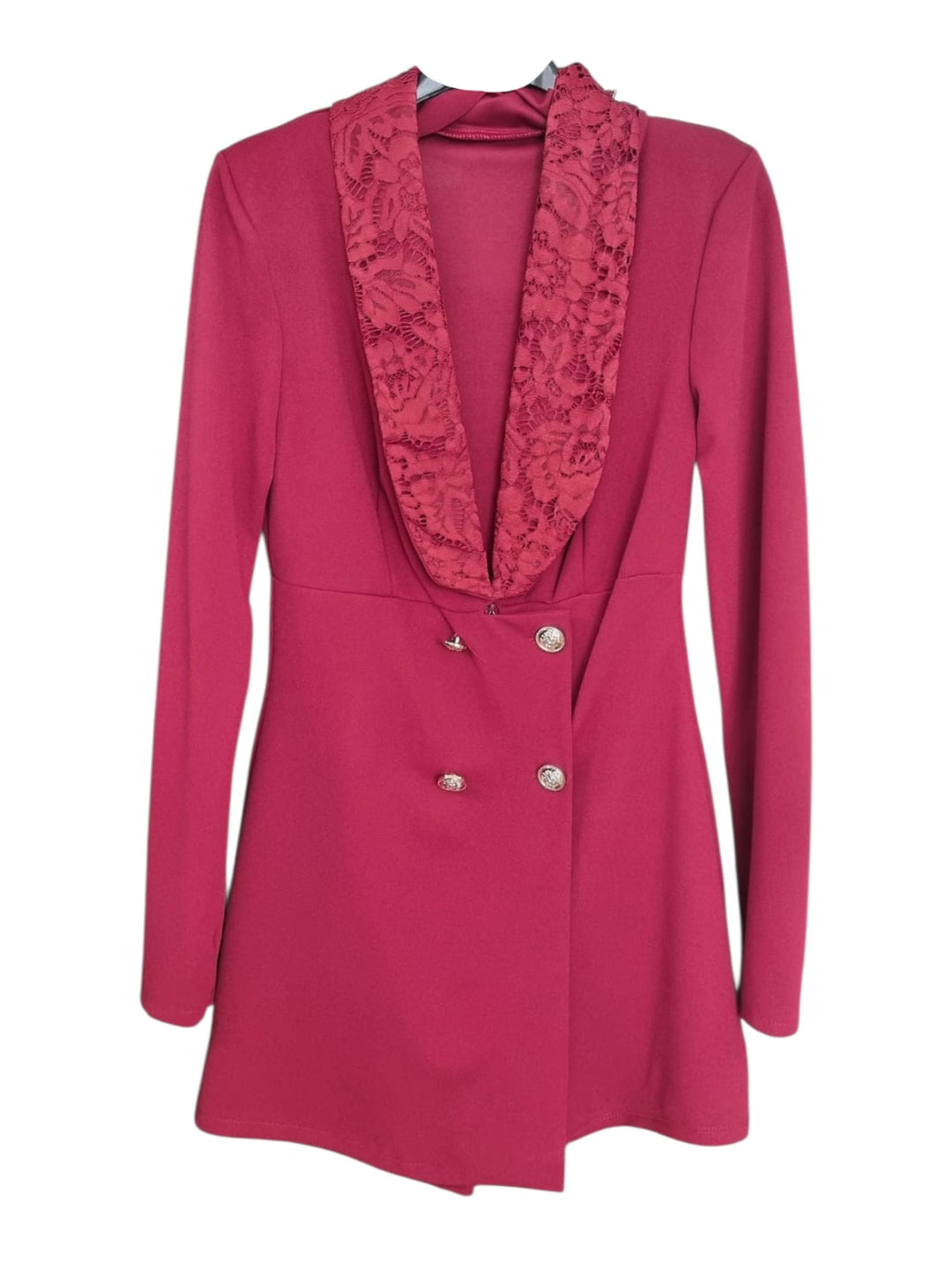 148 Jumpsuit collo pizzo Shining