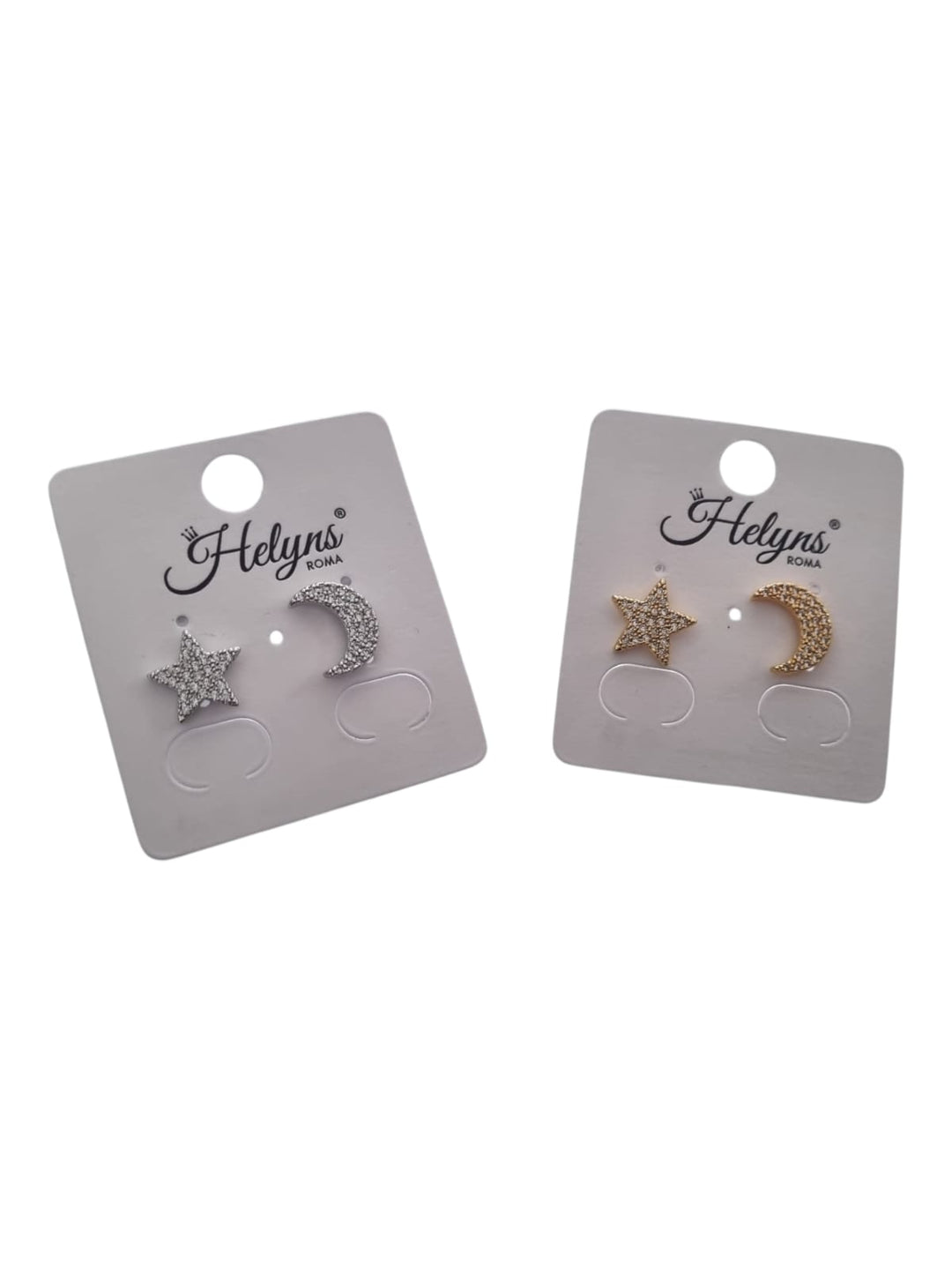 468 Orecchino mini Luna e stella