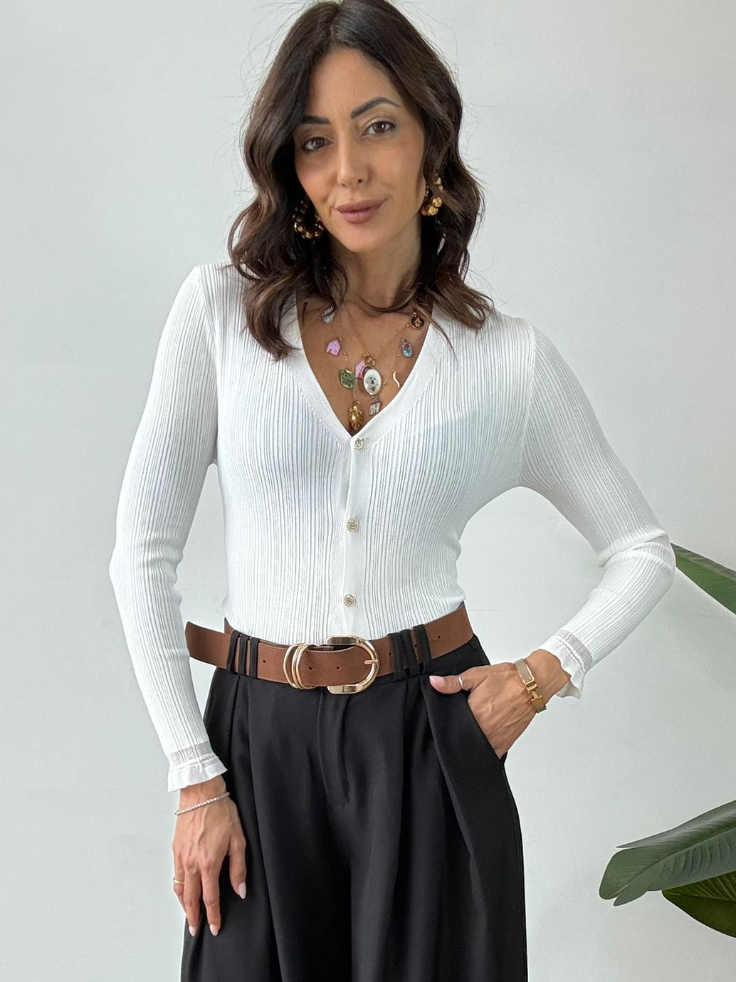 598 Maglia bottoncini