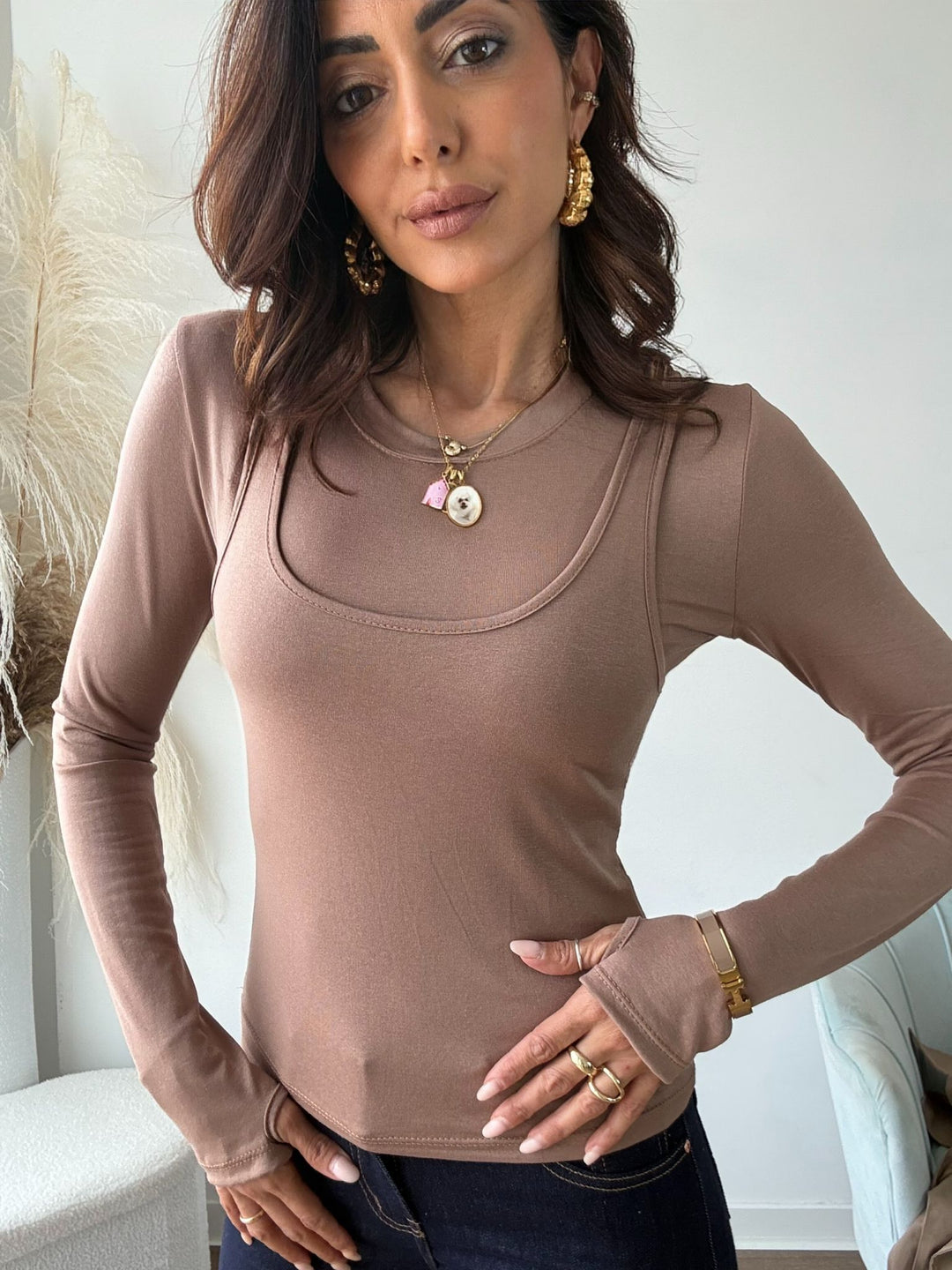 687 Maglia canotta Clizia