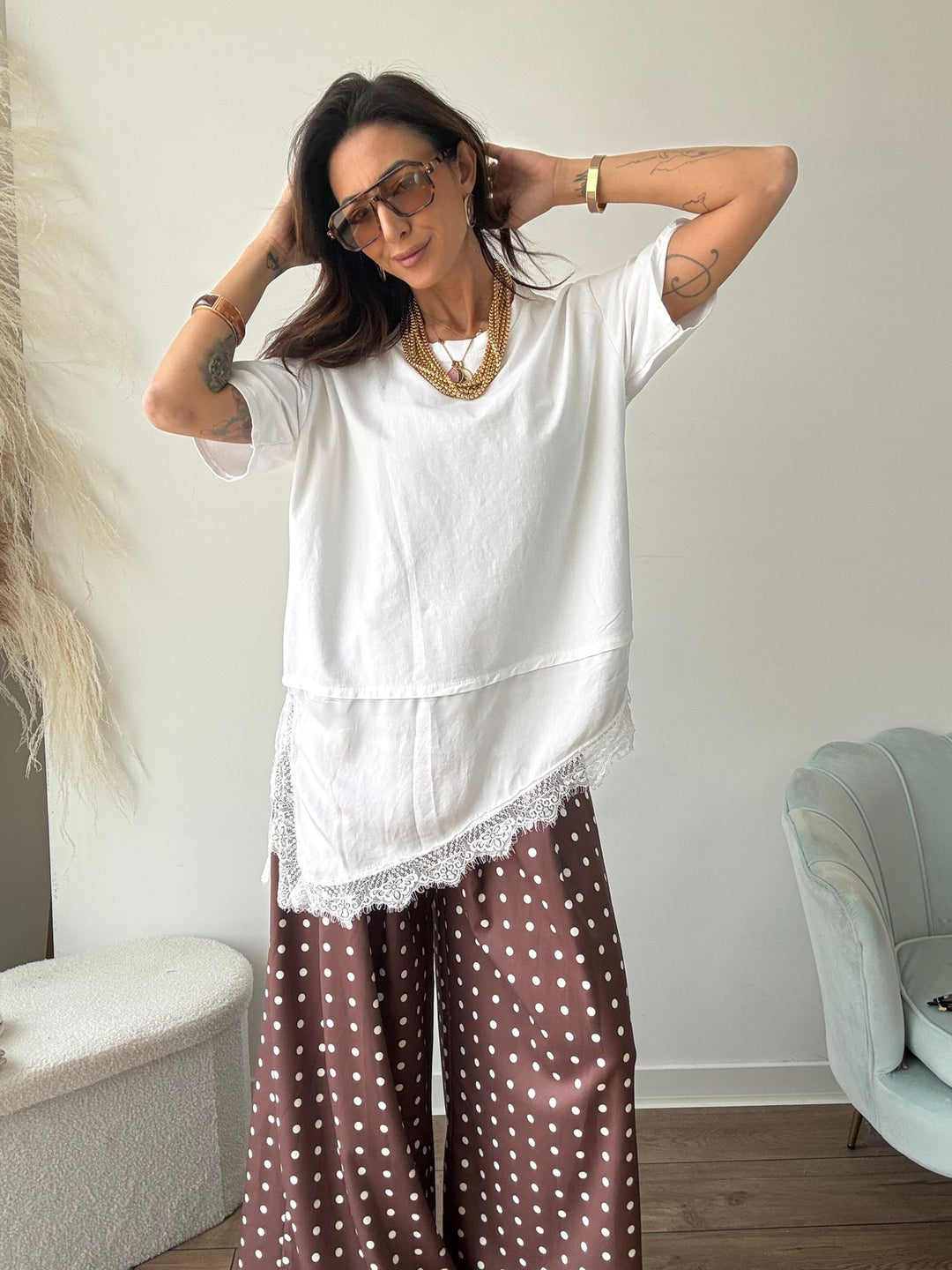 705 Maxi Tee pizzo Harper