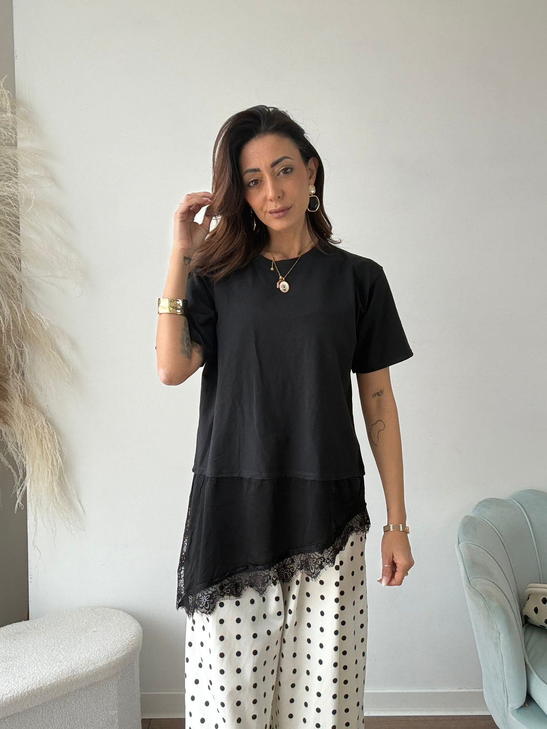705 Maxi Tee pizzo Harper
