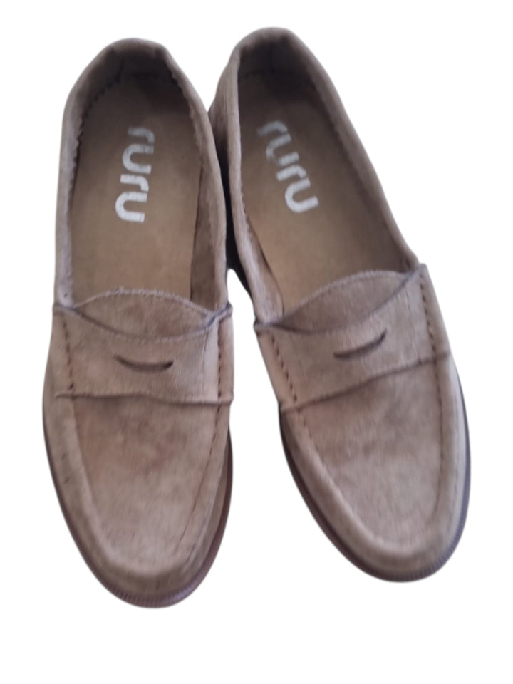 844 Mocassino in suede Khaki
