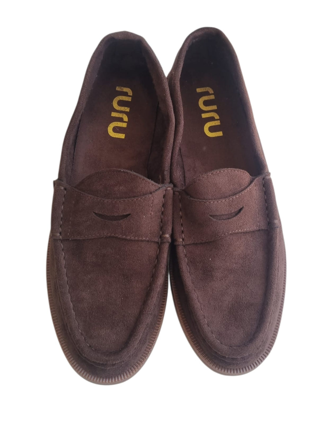 843 Mocassino in suede cacao