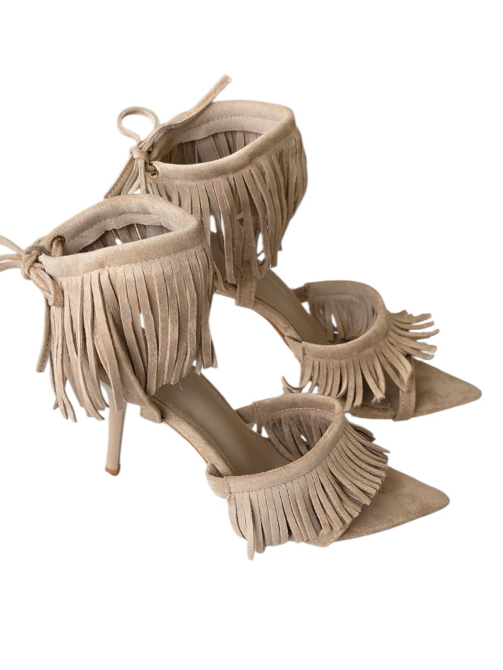 112 Sandalo Suede Frange