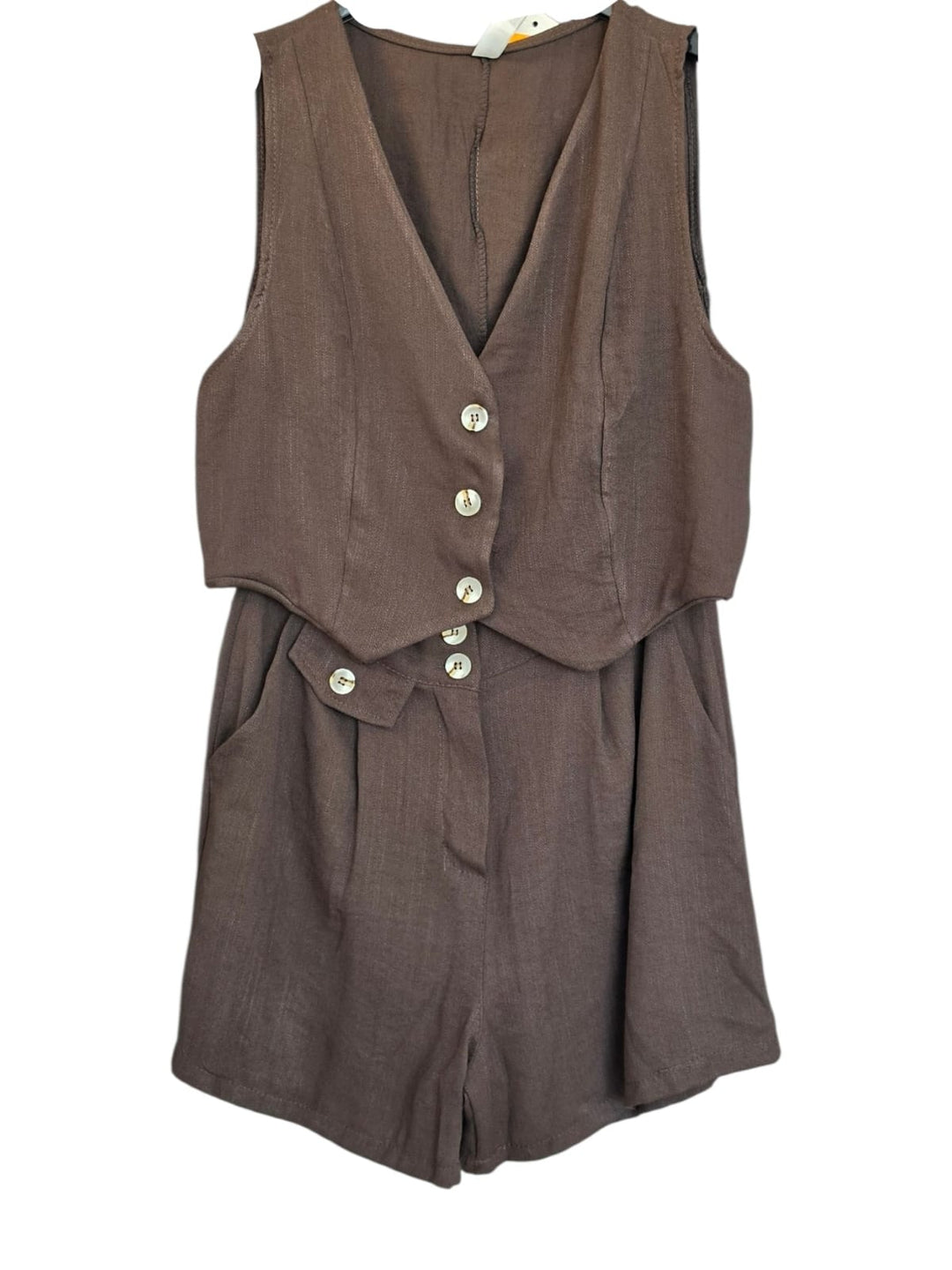 242 Coordinato gilet e shorts Gaia