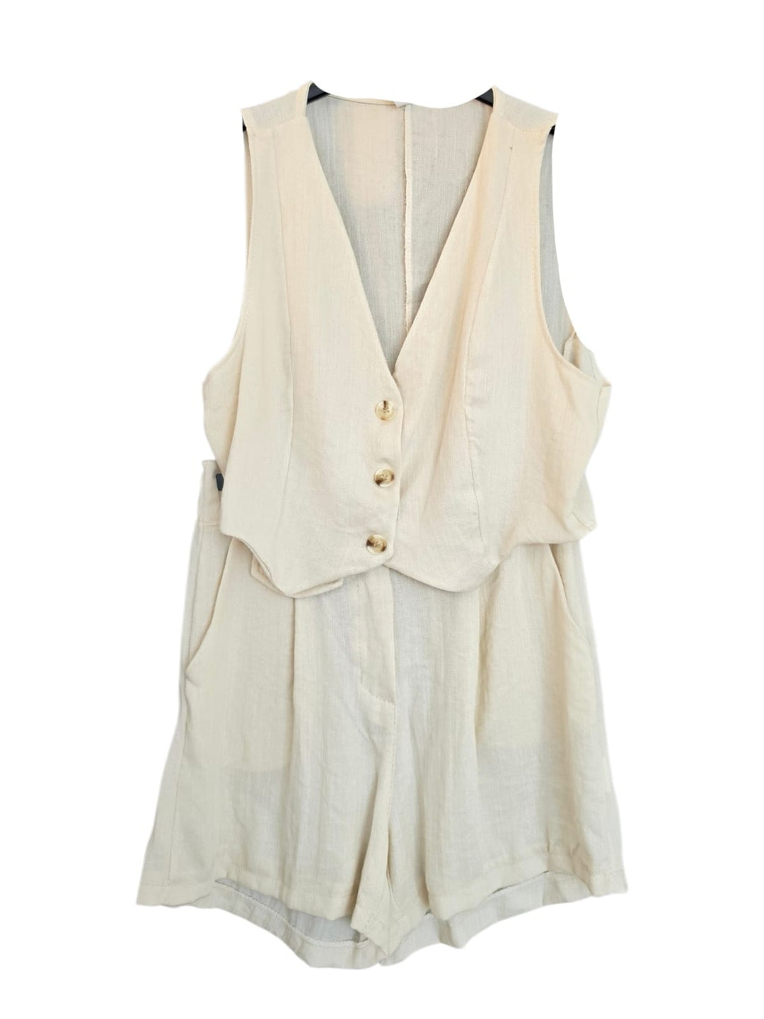 242 Coordinato gilet e shorts Gaia