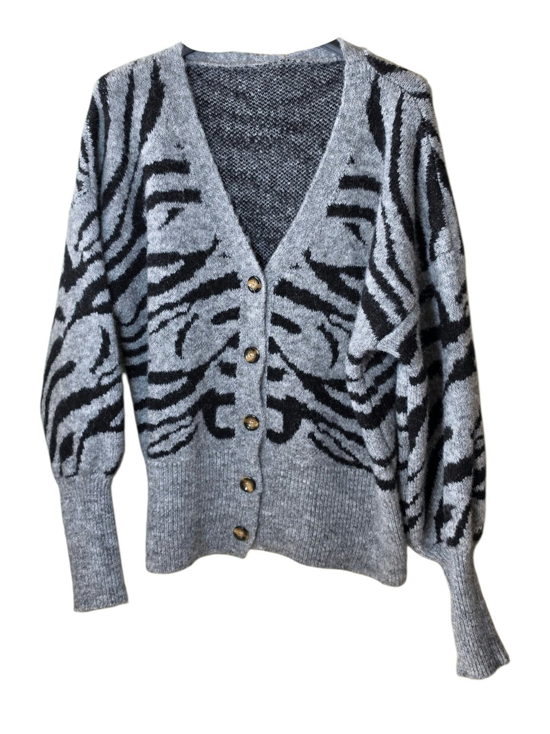 598 Pull cardigan animalier Zoe
