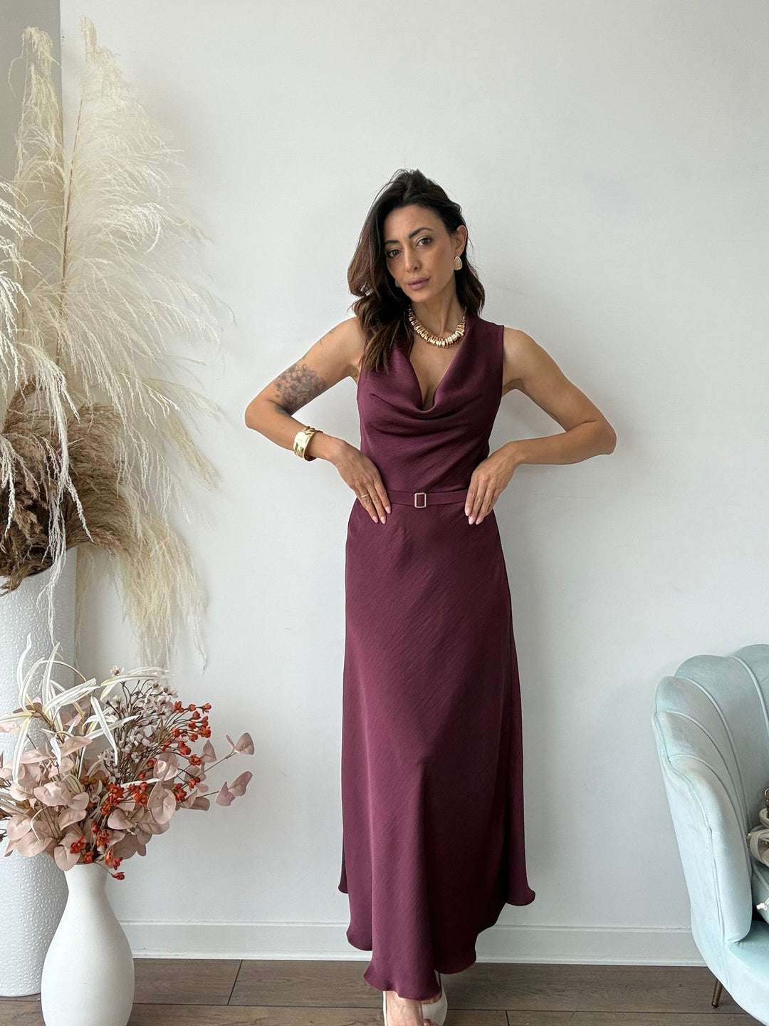 911 Dress Destiny Satin