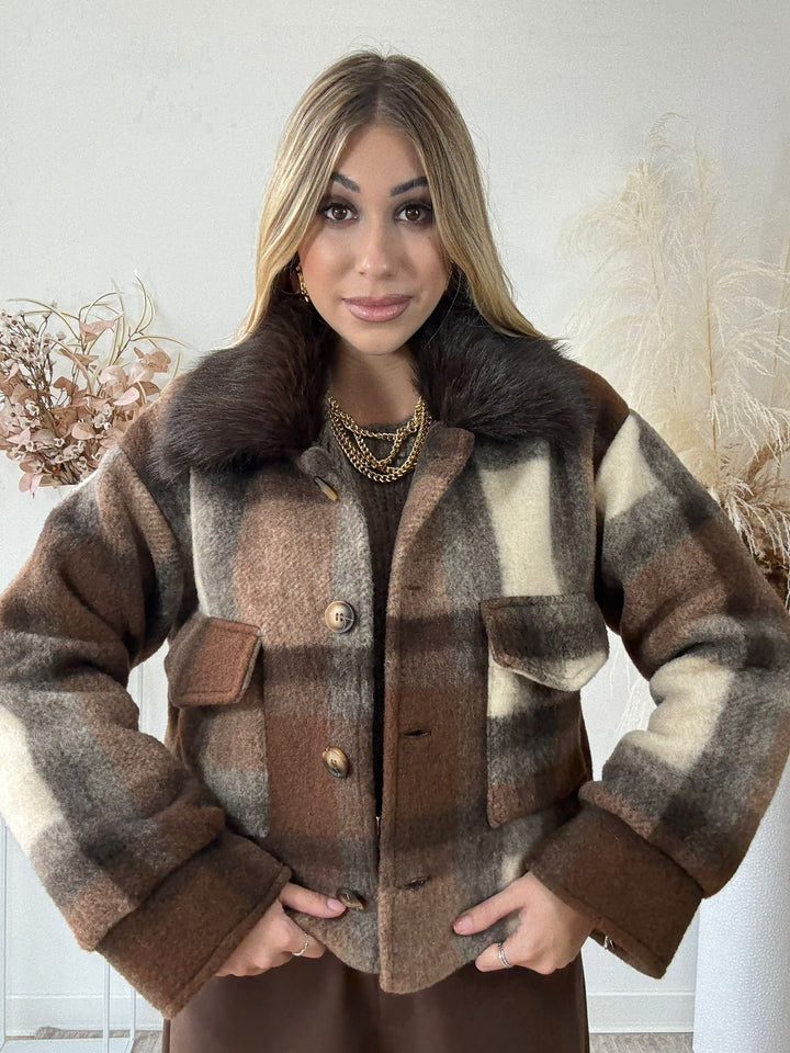 207 Giubbino collo ecofur Malika