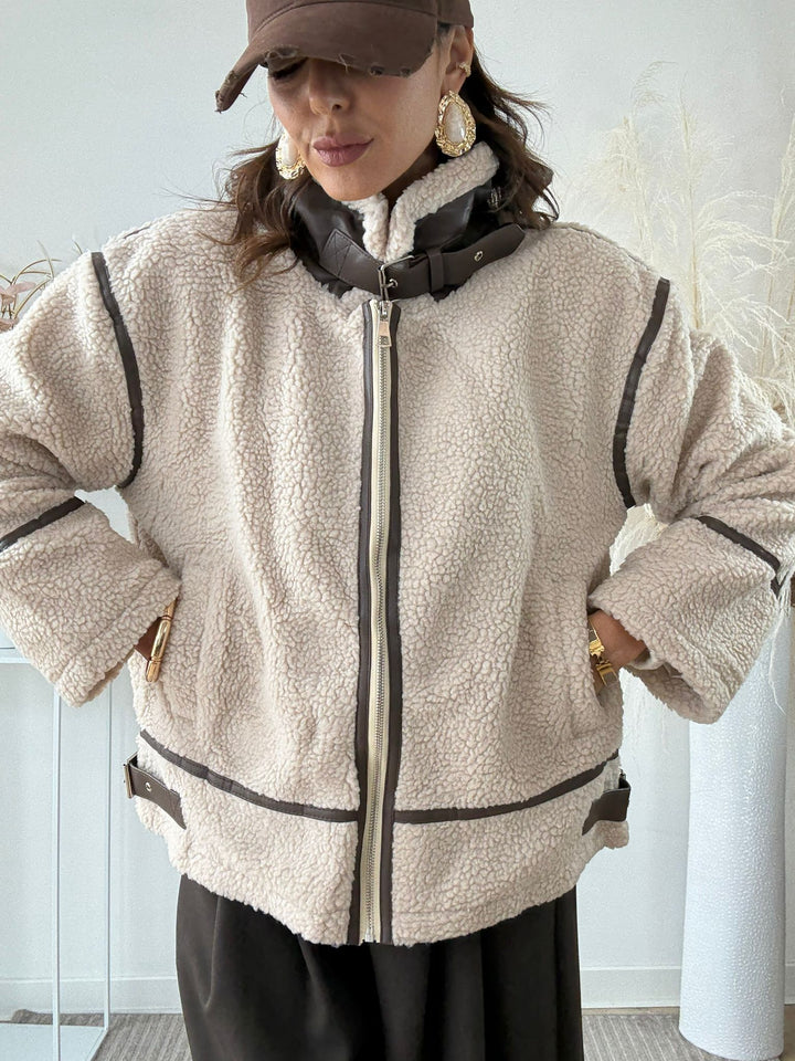 448 Giacca Montone Teddy