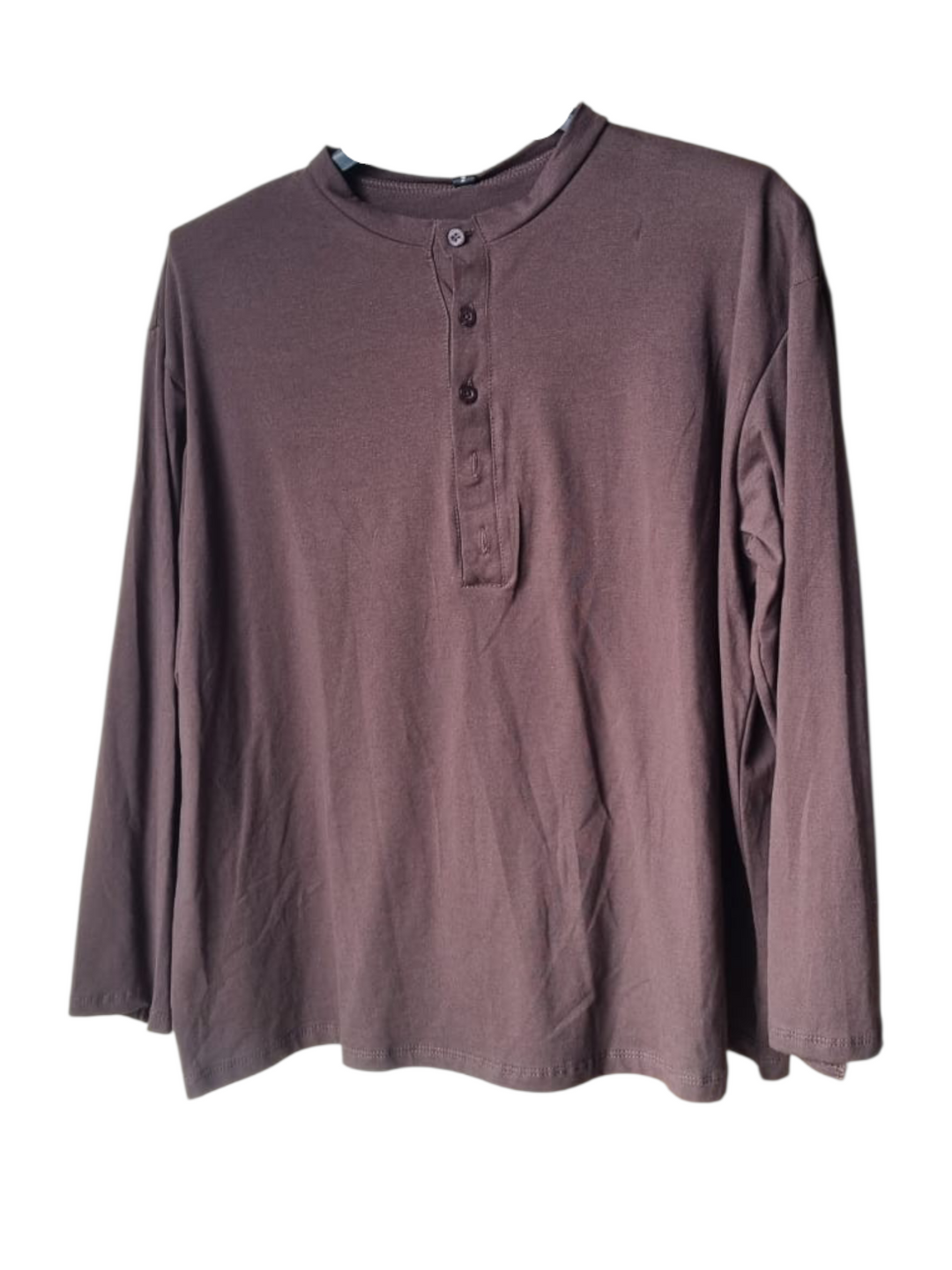 578 Maxi maglia bottoncini