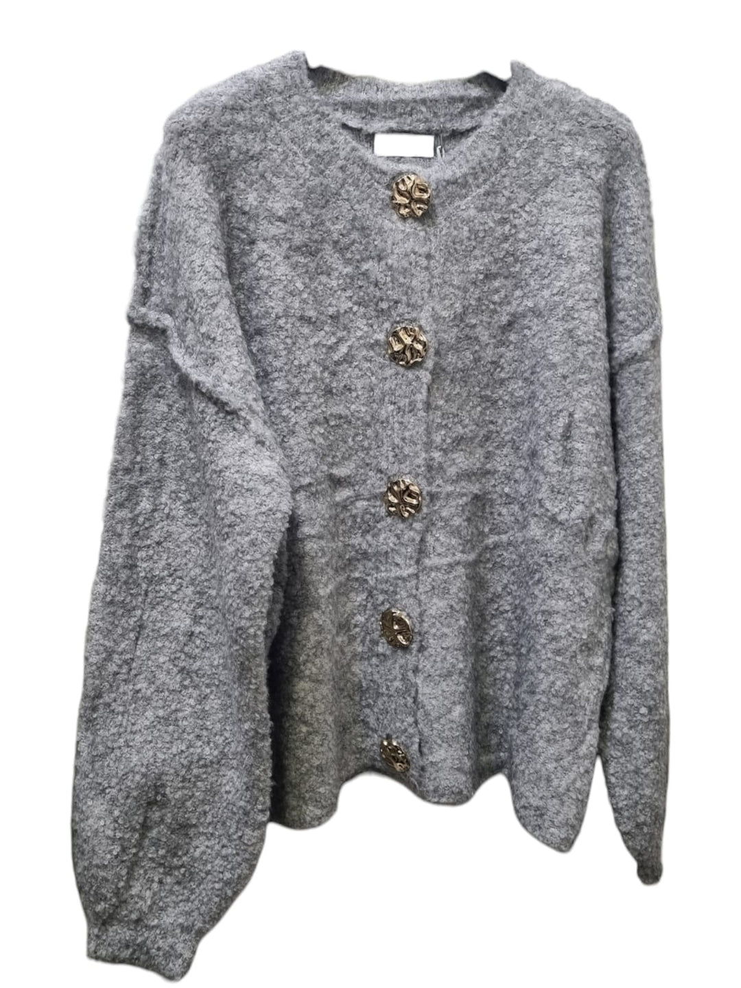 403 Pull cardigan bottoni oro big