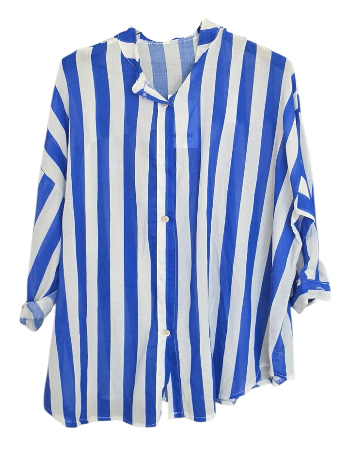 376 Camicia righe Poseidone