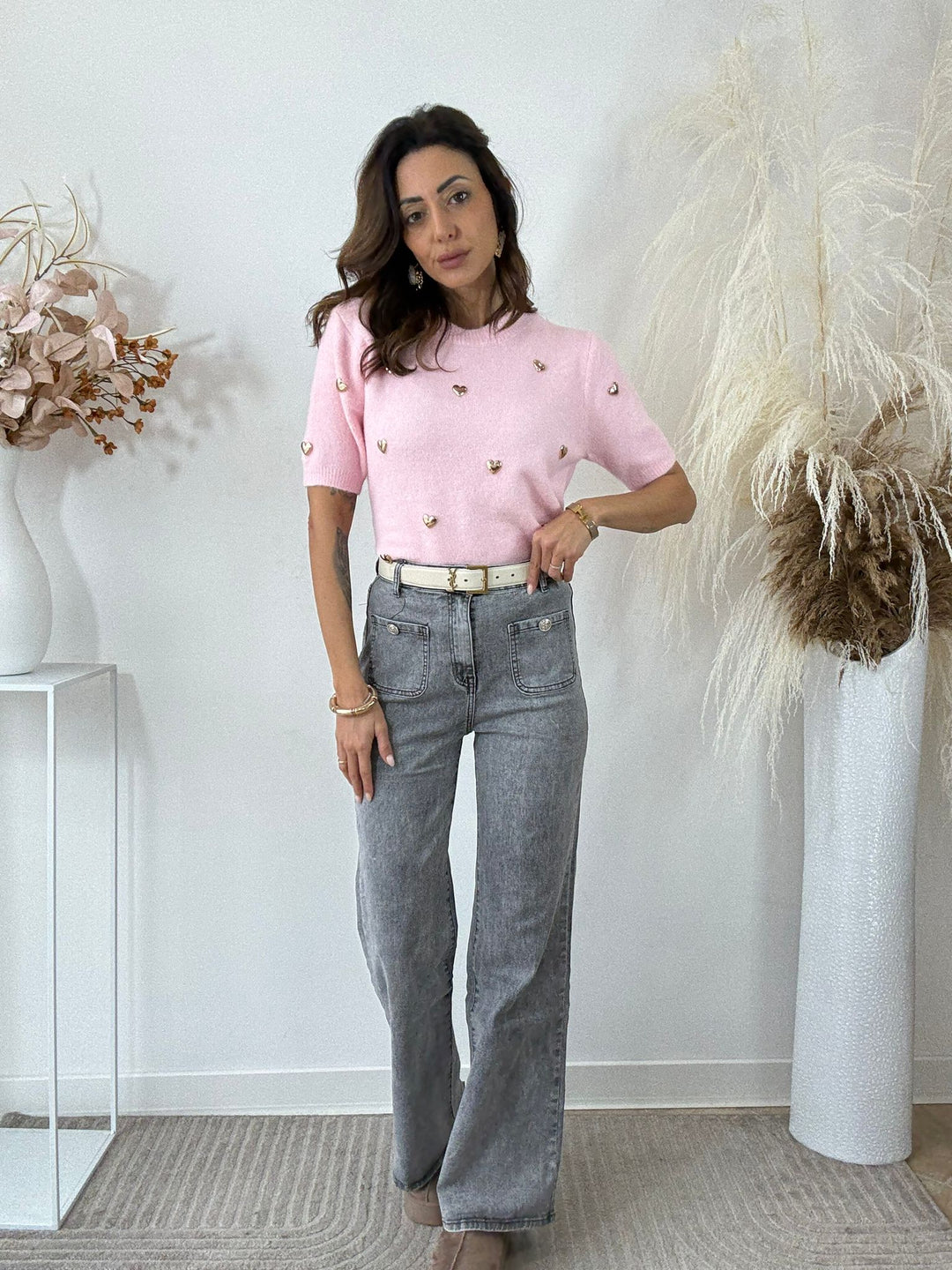 443 Jeans push up Grey